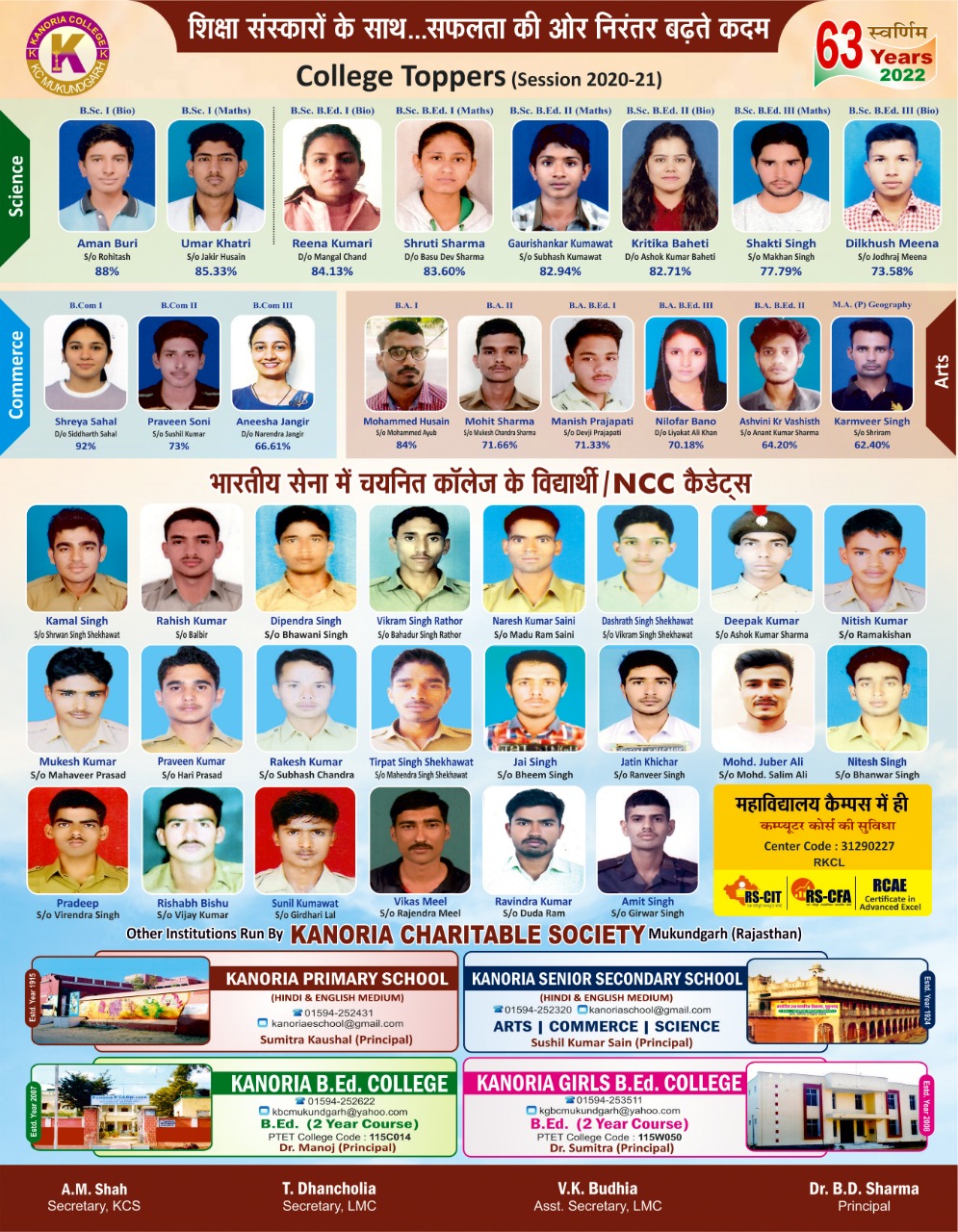 KANORIA COLLEGE - Notice Board